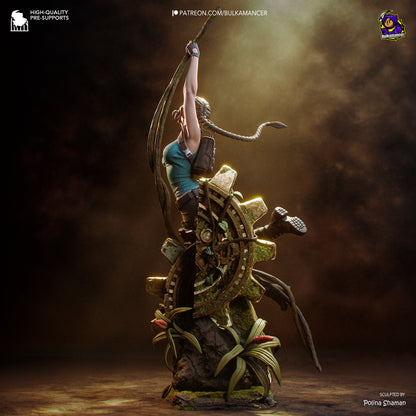 Cazador de artefactos | Figura de resina Garage Kit | Bulkamancer Sculpts