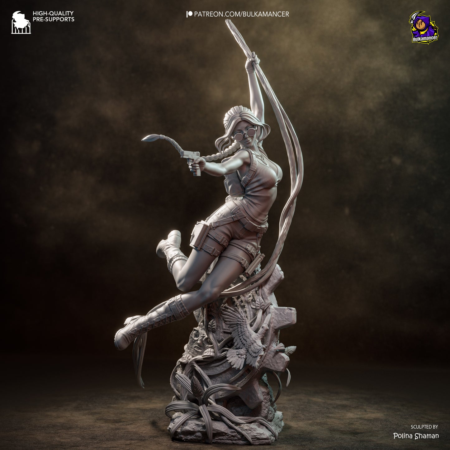 Cazador de artefactos | Figura de resina Garage Kit | Bulkamancer Sculpts