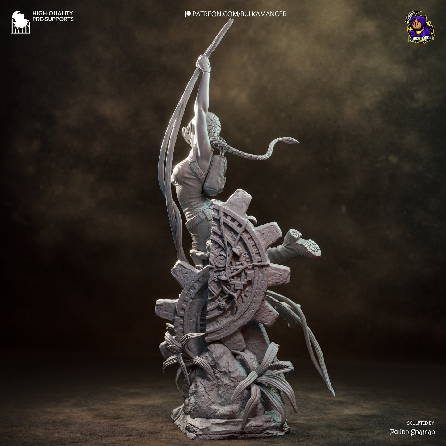 Cazador de artefactos | Figura de resina Garage Kit | Bulkamancer Sculpts