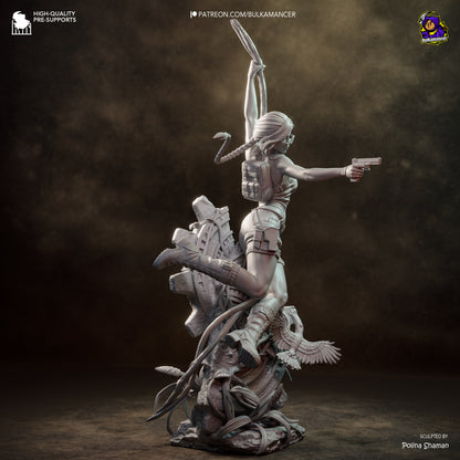Cazador de artefactos | Figura de resina Garage Kit | Bulkamancer Sculpts