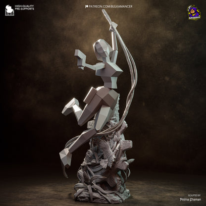Cazador de artefactos | Figura de resina Garage Kit | Bulkamancer Sculpts