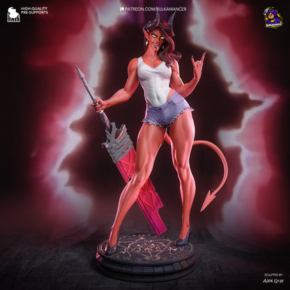 Atheist Devil | Resin Garage Kit Figure | Bulkamancer Sculpts - Tattles Told 3D