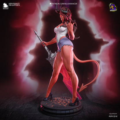 Atheist Devil | Resin Garage Kit Figure | Bulkamancer Sculpts - Tattles Told 3D