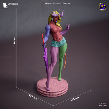 Atheist Devil | Resin Garage Kit Figure | Bulkamancer Sculpts - Tattles Told 3D