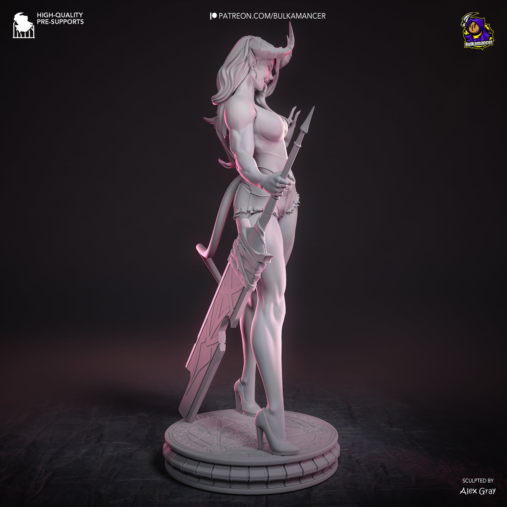 Atheist Devil | Resin Garage Kit Figure | Bulkamancer Sculpts - Tattles Told 3D