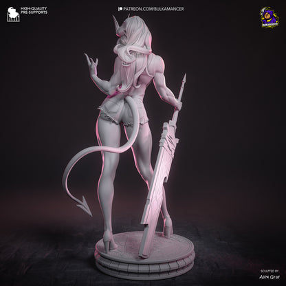 Atheist Devil | Resin Garage Kit Figure | Bulkamancer Sculpts - Tattles Told 3D