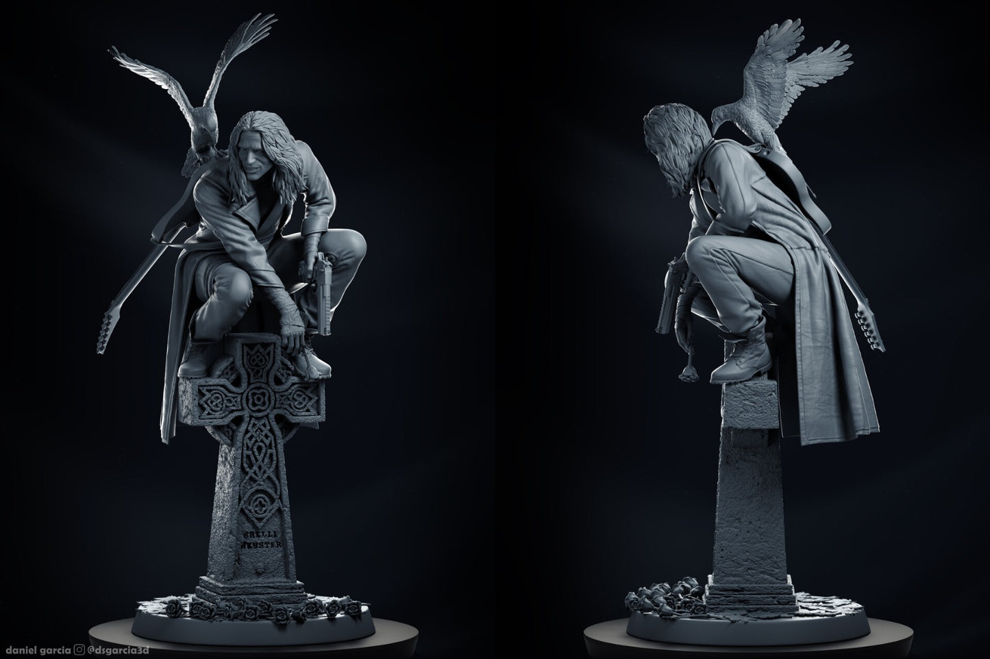 1:12 Supernatural Avenger | 3D Printed Resin Garage Kit Figure | CA 3D Studios