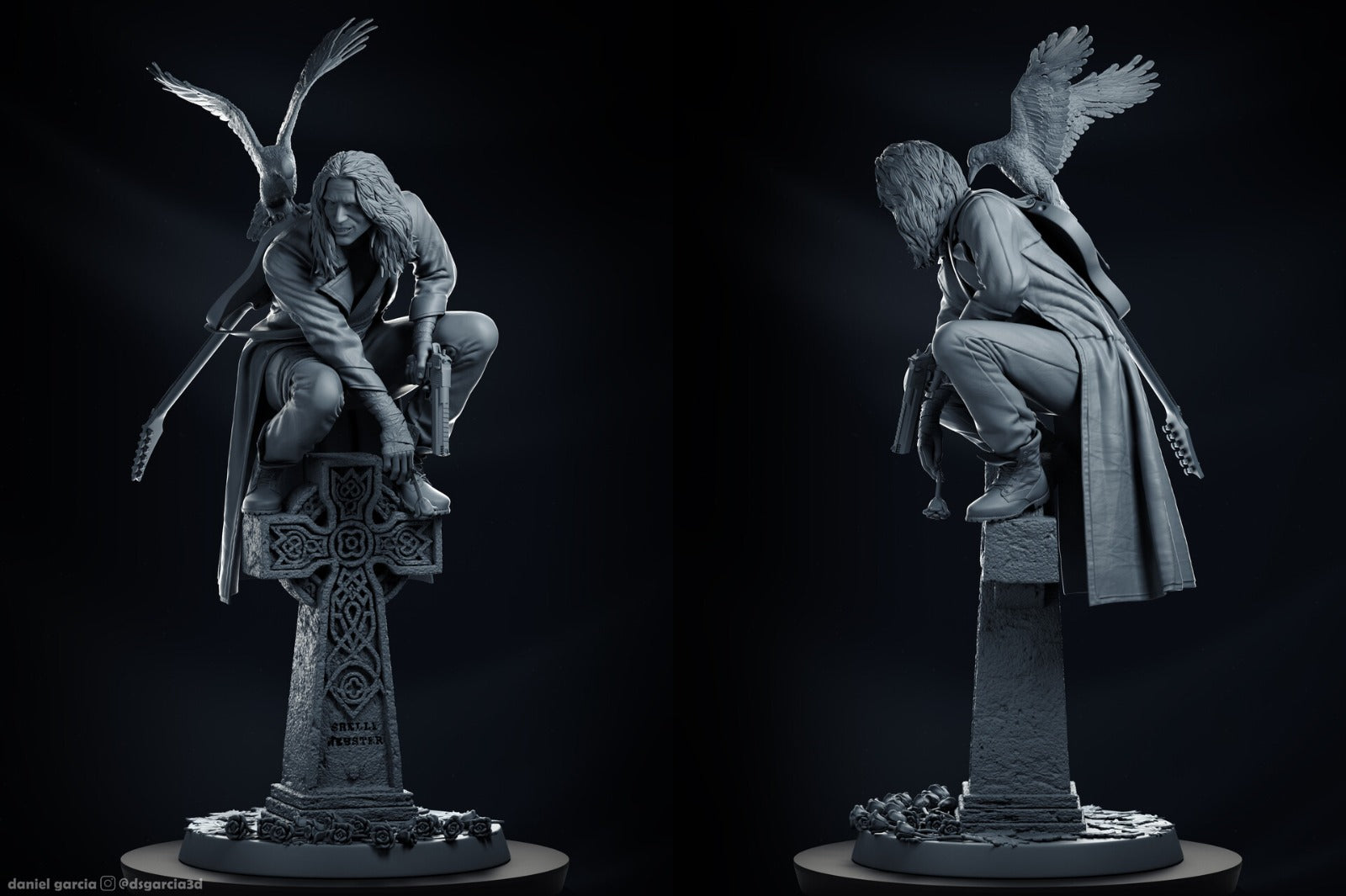 1:12 Supernatural Avenger | 3D Printed Resin Garage Kit Figure | CA 3D Studios