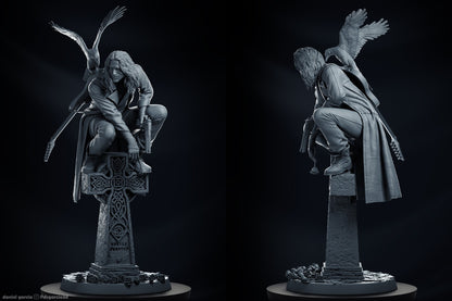 1:12 Supernatural Avenger | 3D Printed Resin Garage Kit Figure | CA 3D Studios