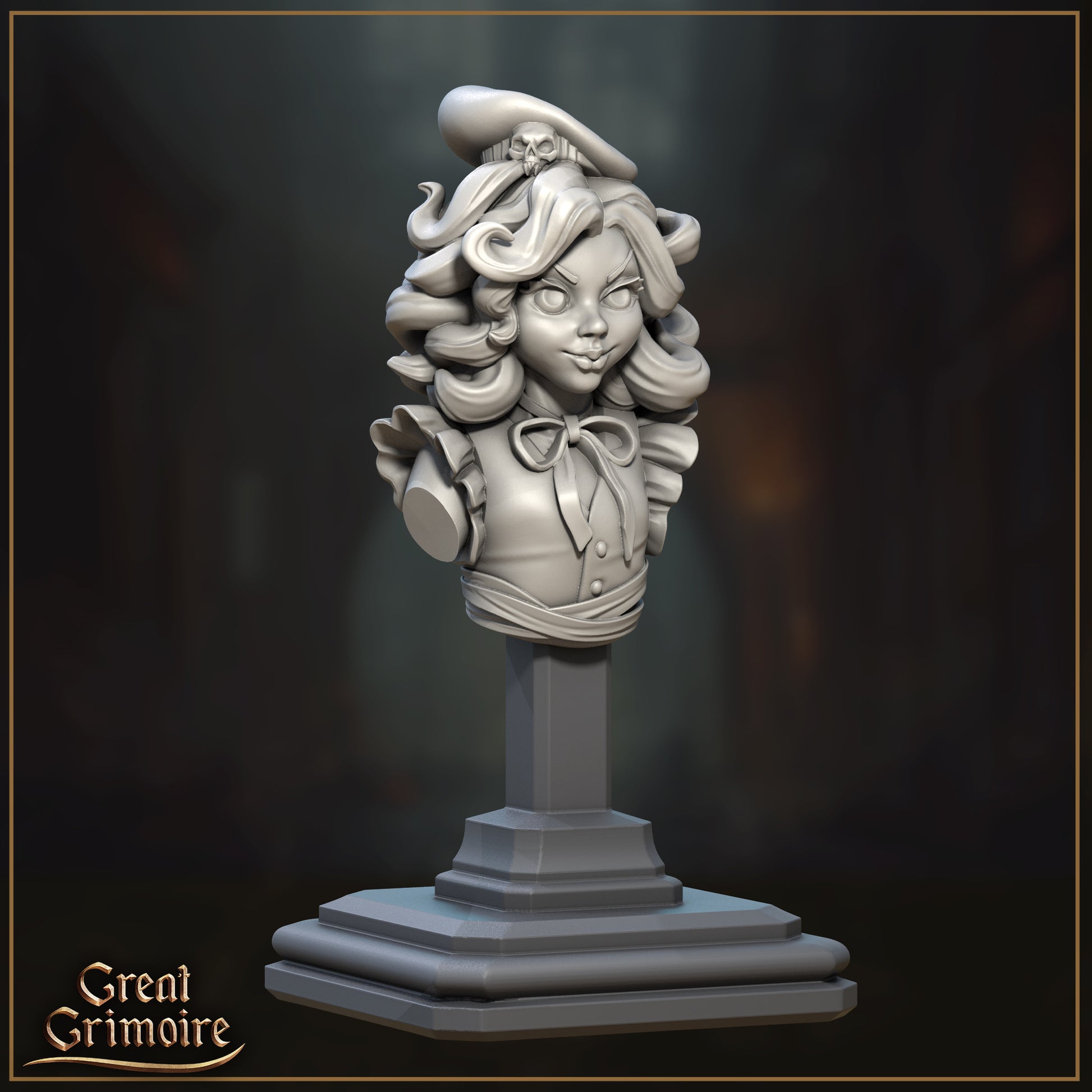 Bakery Girl, Ghost Baker | Merchants of the Mystic Market | Tabletop Gaming Miniature | Great Grimoire