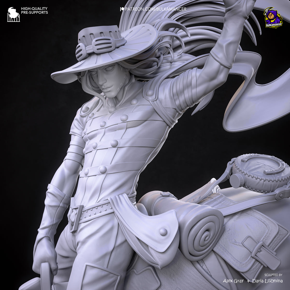 Ingeniero de escuadrón aerotransportado | Figura de kit de resina para garaje | Bulkamancer Sculpts