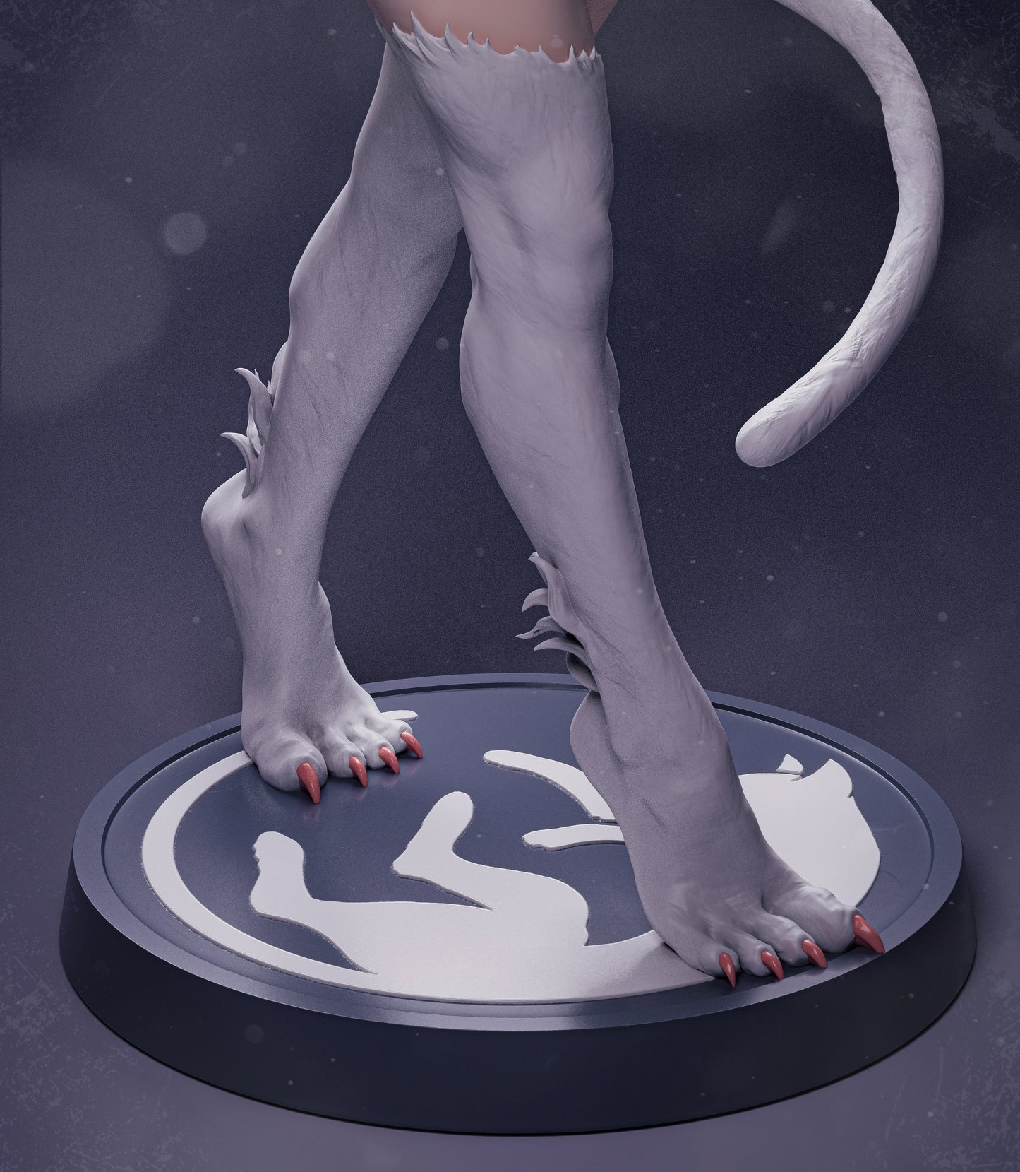 1:12 Playful Predator | 3D Printed Resin Garage Kit Figure | CA 3D Studios