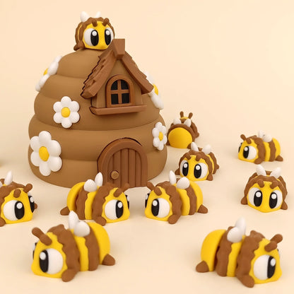 Flexi Bee & Beehive Playset | 3DGOB - Tattles Told 3D