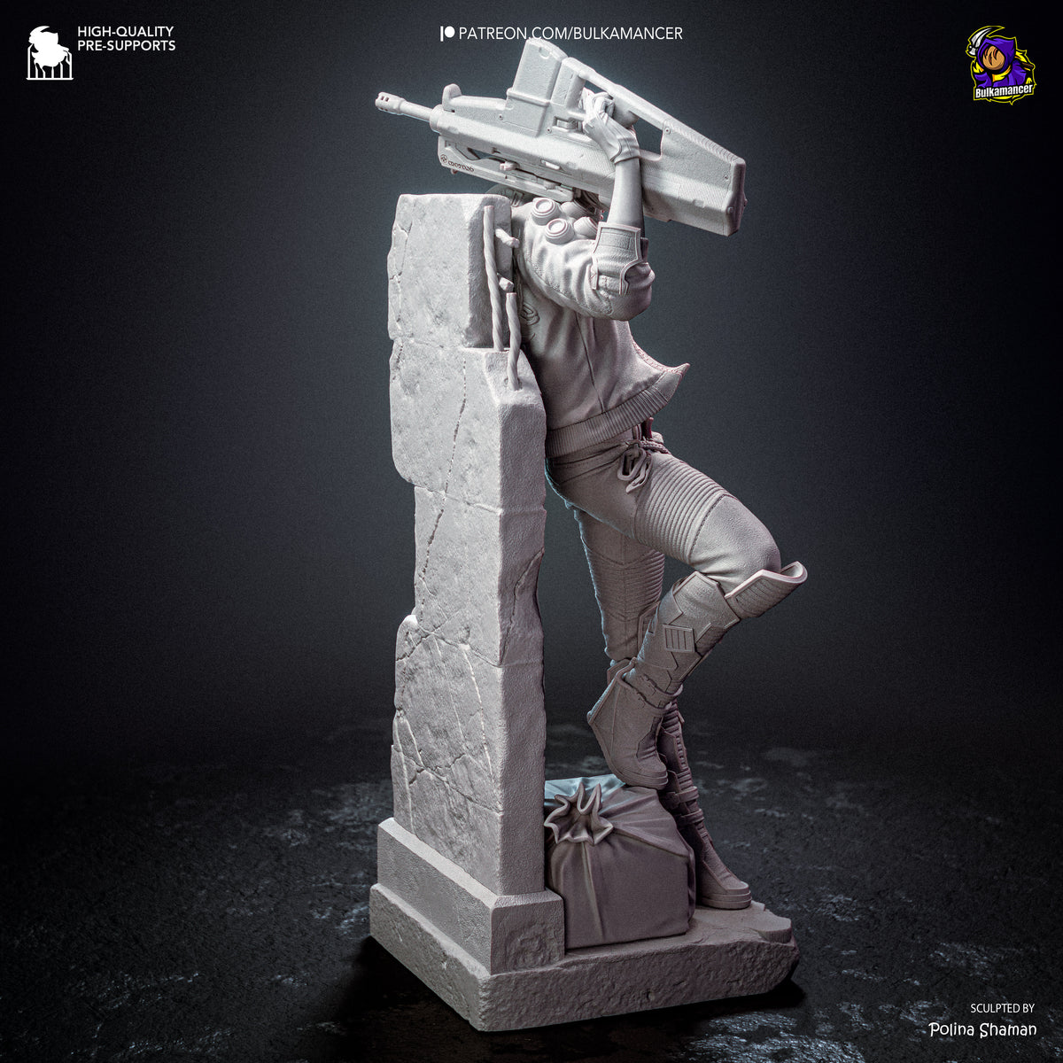 Ingeniero de escuadrón aerotransportado | Figura de kit de resina para garaje | Bulkamancer Sculpts