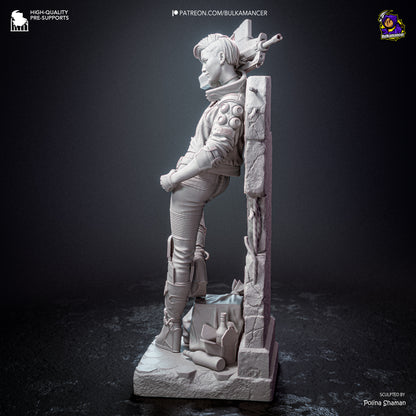Ingeniero de escuadrón aerotransportado | Figura de kit de resina para garaje | Bulkamancer Sculpts
