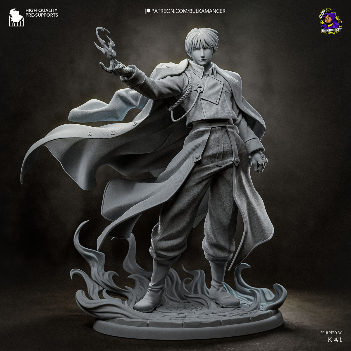 Ingeniero de escuadrón aerotransportado | Figura de kit de resina para garaje | Bulkamancer Sculpts