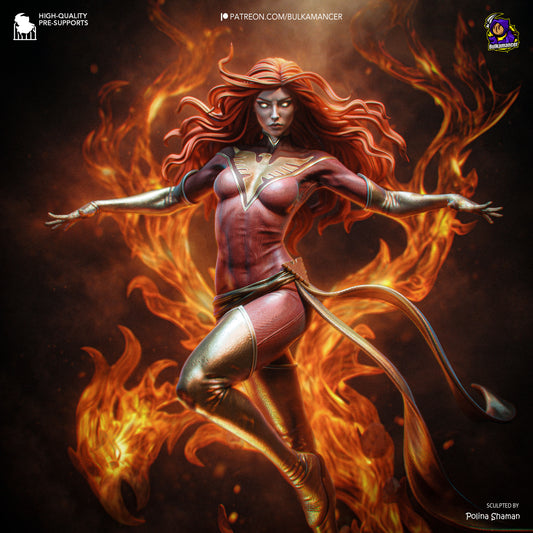 Blazing Rebirth | Resin Garage Kit Figure | Bulkamancer Sculpts