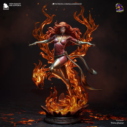 Blazing Rebirth | Resin Garage Kit Figure | Bulkamancer Sculpts