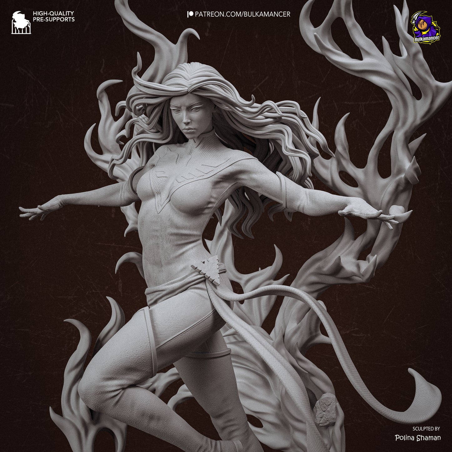 Blazing Rebirth | Resin Garage Kit Figure | Bulkamancer Sculpts