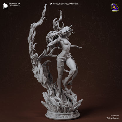 Blazing Rebirth | Resin Garage Kit Figure | Bulkamancer Sculpts