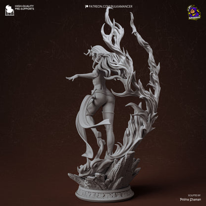 Blazing Rebirth | Resin Garage Kit Figure | Bulkamancer Sculpts