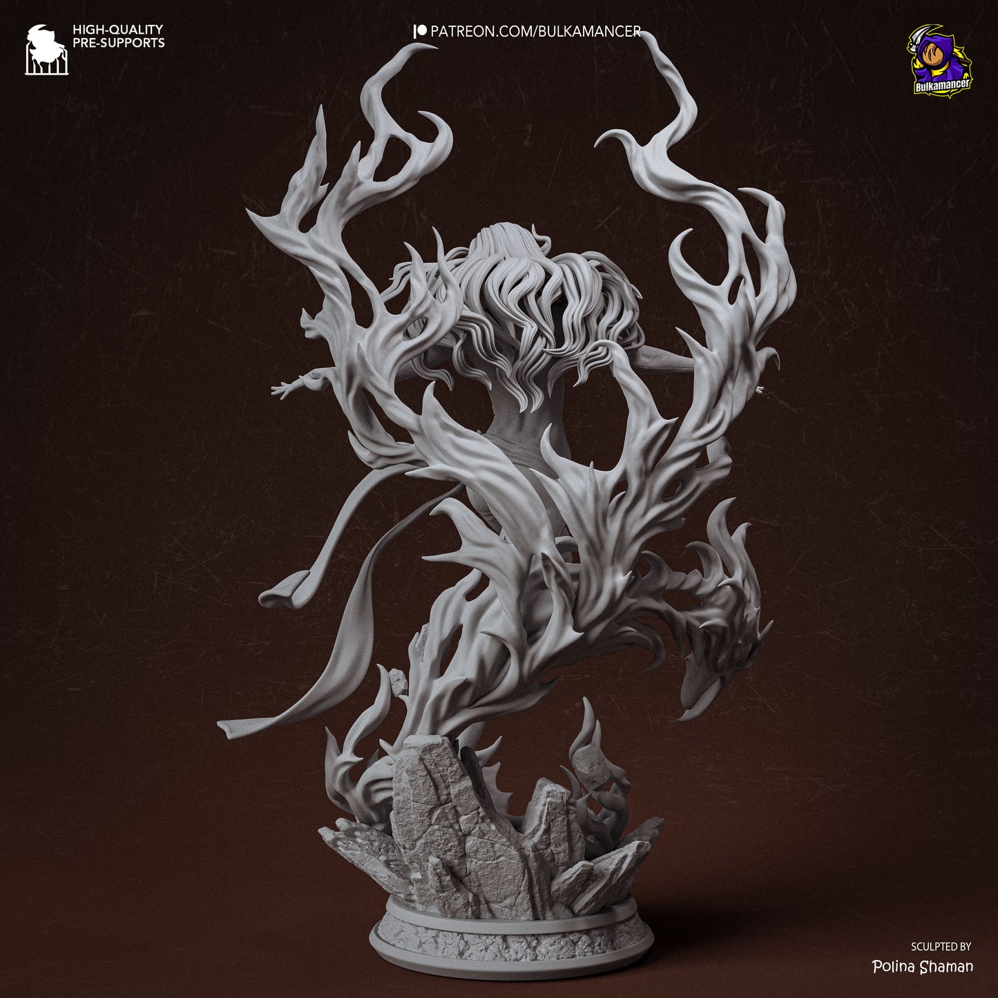 Blazing Rebirth | Resin Garage Kit Figure | Bulkamancer Sculpts