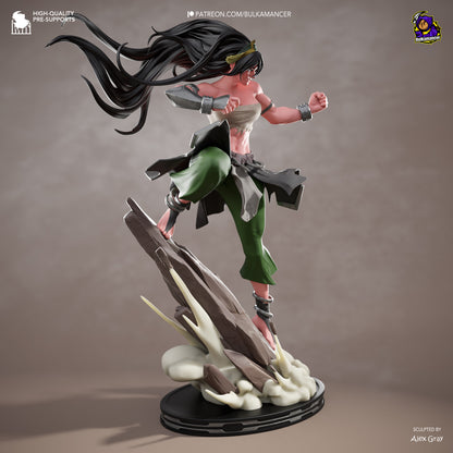 Blind Geomancer | Resin Garage Kit Figure | Bulkamancer Sculpts