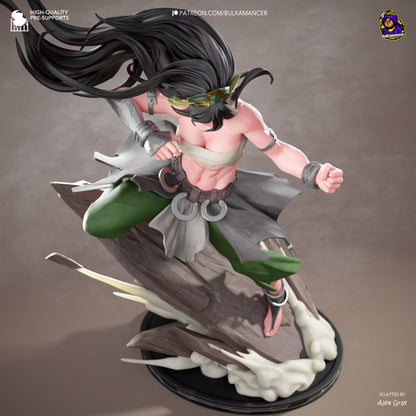 Blind Geomancer | Resin Garage Kit Figure | Bulkamancer Sculpts