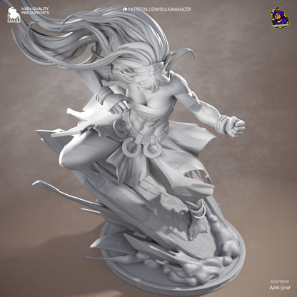 Blind Geomancer | Resin Garage Kit Figure | Bulkamancer Sculpts