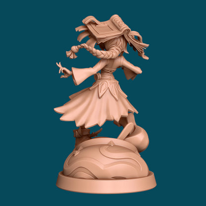 The Little Witch | Tabletop & Display Scales | D&D TTRPG Miniature | Awkward Penguin Minis