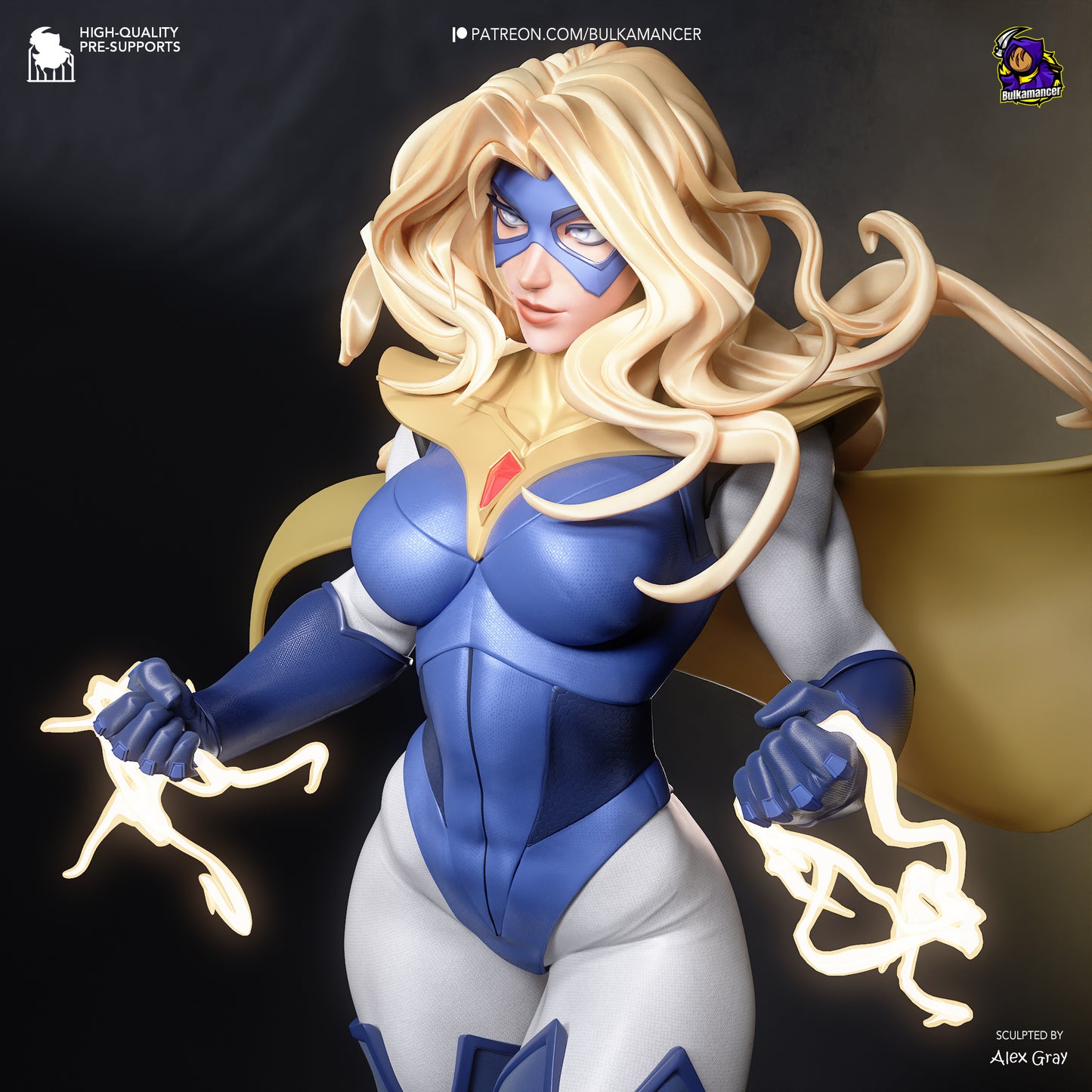 Cárdigan Brillante | Figura de resina Garage Kit | Bulkamancer Sculpts