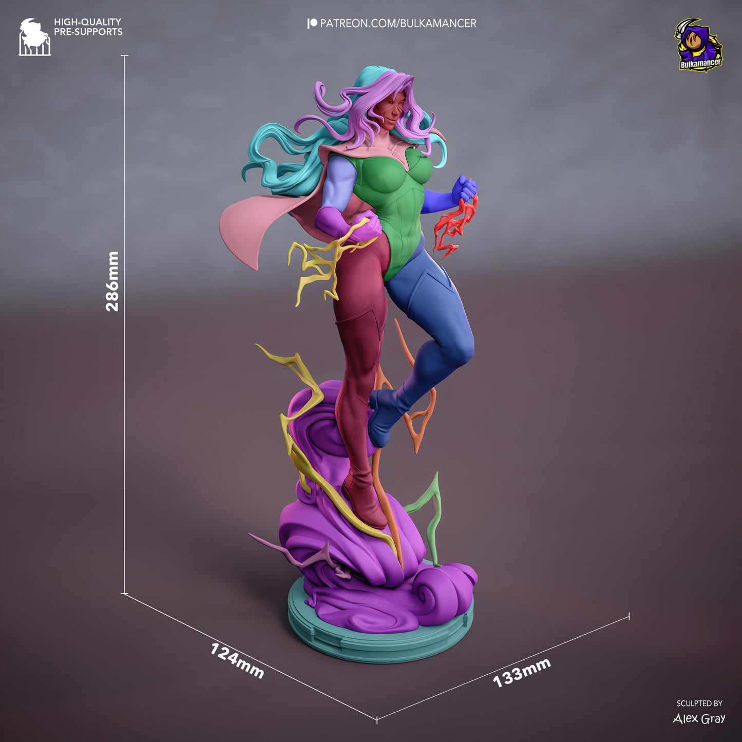 Cárdigan Brillante | Figura de resina Garage Kit | Bulkamancer Sculpts