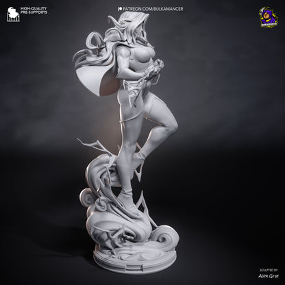 Cárdigan Brillante | Figura de resina Garage Kit | Bulkamancer Sculpts