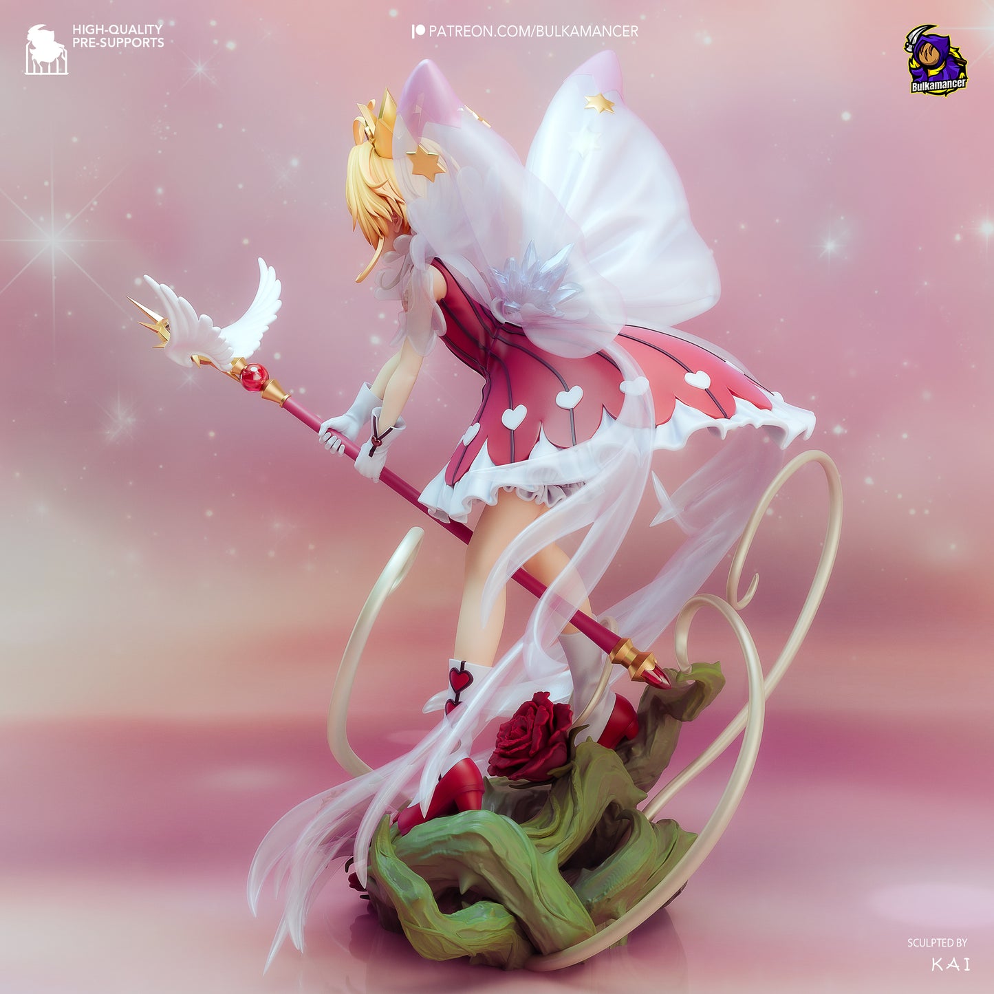 Card Catcher | Resin Garage Kit Figure | Bulkamancer Sculpts