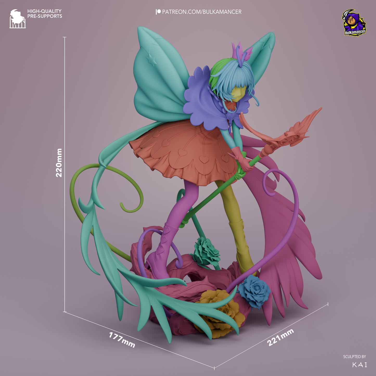 Card Catcher | Resin Garage Kit Figure | Bulkamancer Sculpts