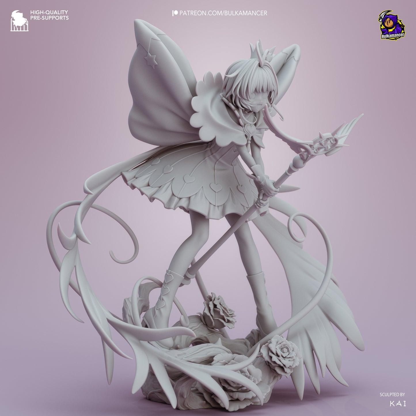 Card Catcher | Resin Garage Kit Figure | Bulkamancer Sculpts