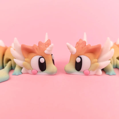 Flexi Celestial Mini Dragon & Egg | 3DGOB - Tattles Told 3D