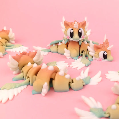 Flexi Celestial Mini Dragon & Egg | 3DGOB - Tattles Told 3D