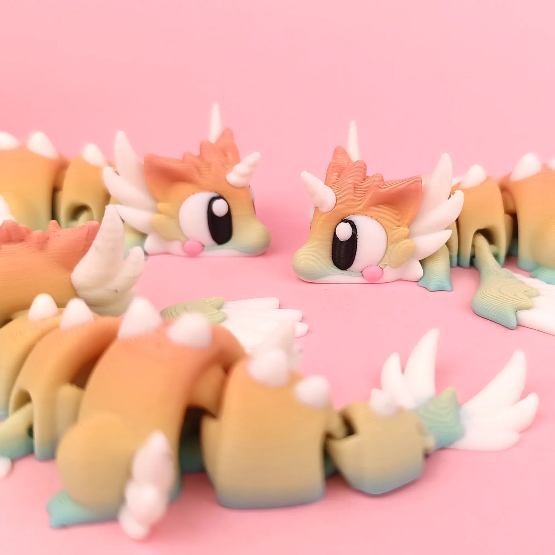 Flexi Celestial Mini Dragon & Egg | 3DGOB - Tattles Told 3D
