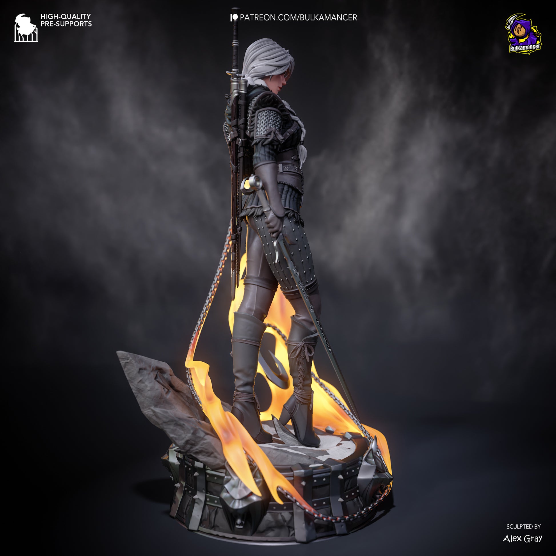 Child of Destiny Stylized | Resin Garage Kit Figure Game Fan Art | Bulkamancer Sculpts