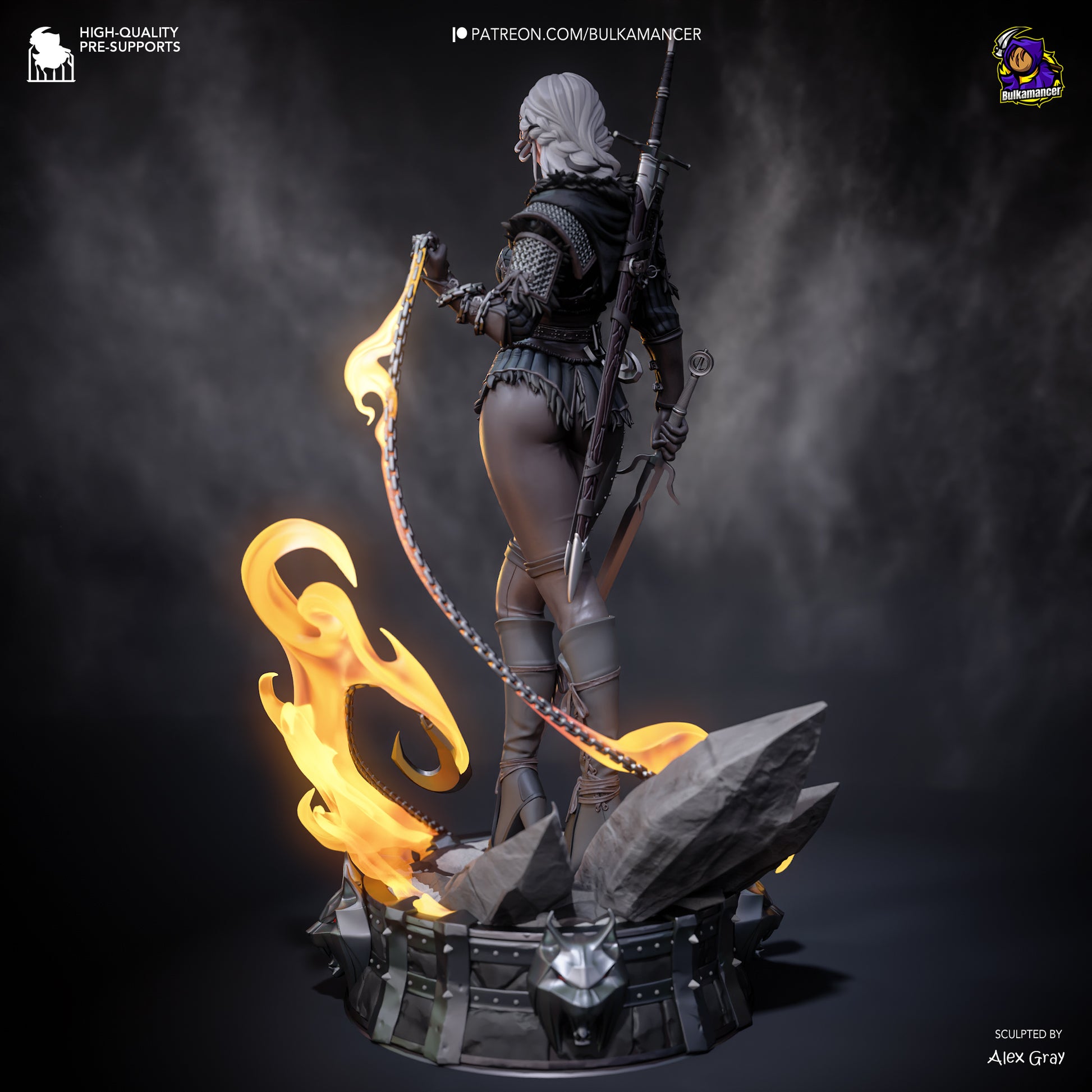 Child of Destiny Stylized | Resin Garage Kit Figure Game Fan Art | Bulkamancer Sculpts