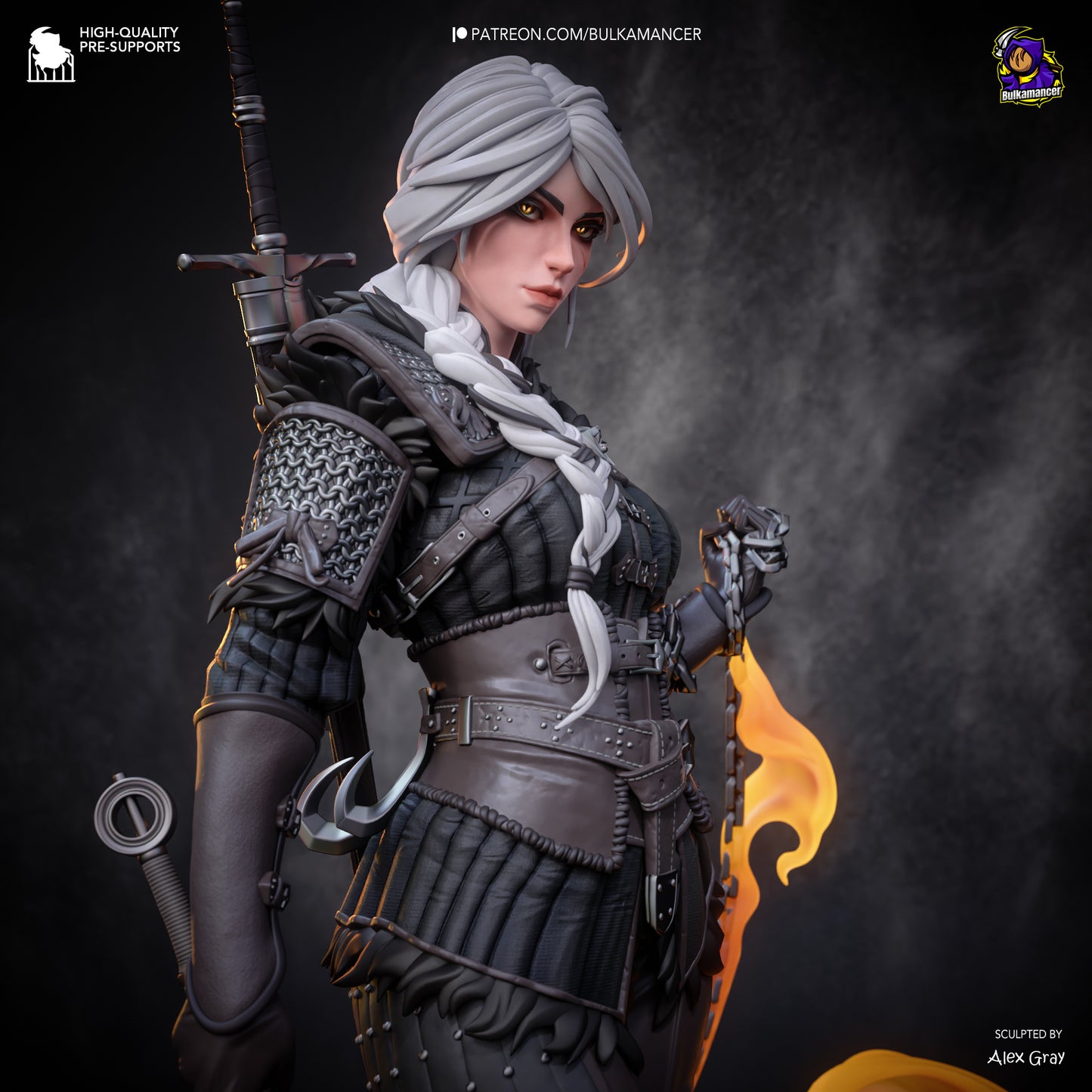 Child of Destiny Stylized | Resin Garage Kit Figure Game Fan Art | Bulkamancer Sculpts