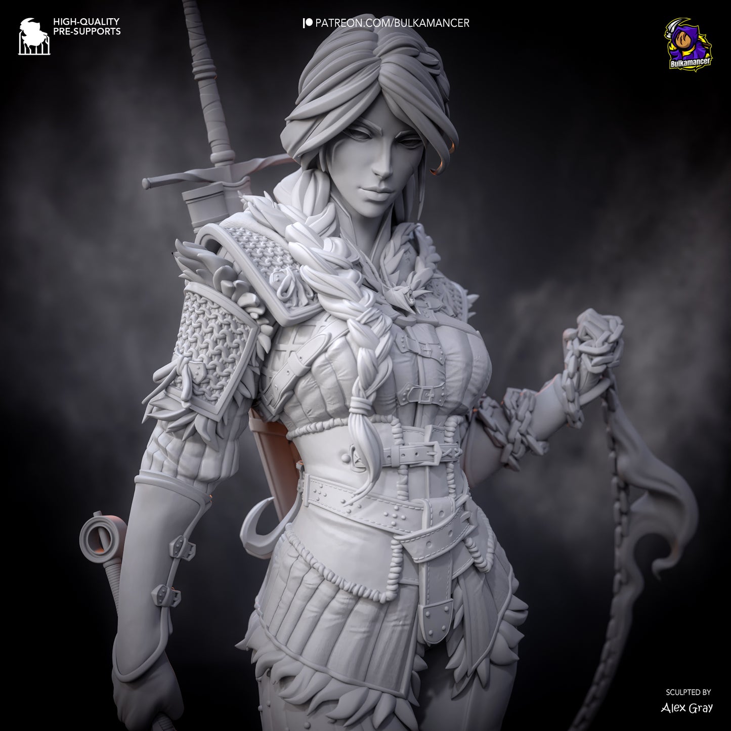 Child of Destiny Stylized | Resin Garage Kit Figure Game Fan Art | Bulkamancer Sculpts