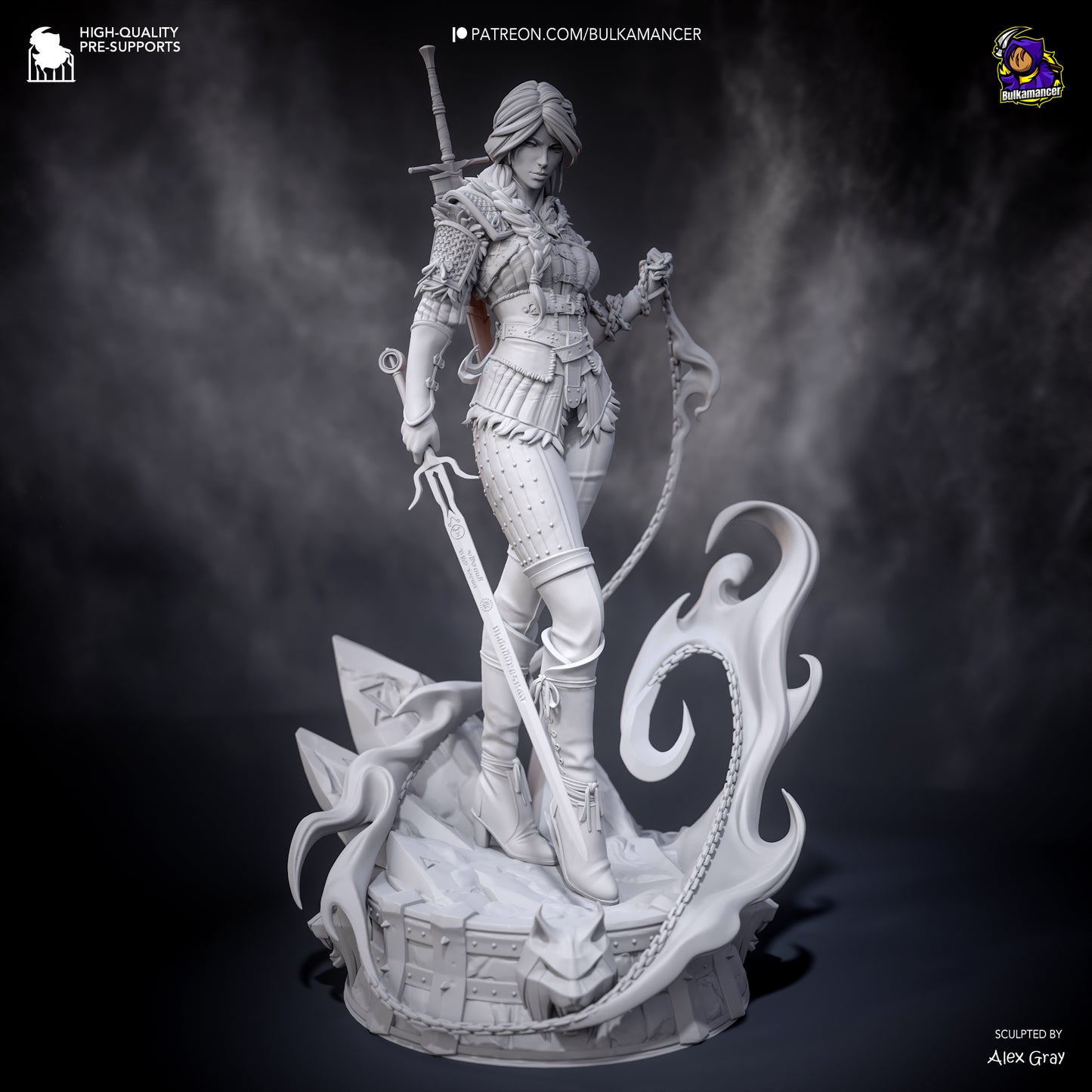 Child of Destiny Stylized | Resin Garage Kit Figure Game Fan Art | Bulkamancer Sculpts