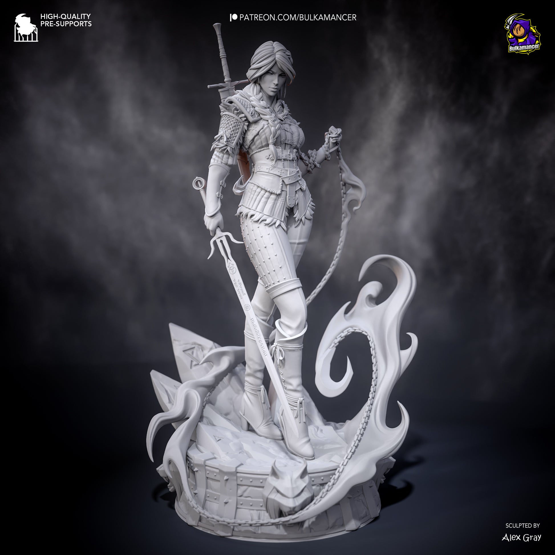 Child of Destiny Stylized | Resin Garage Kit Figure Game Fan Art | Bulkamancer Sculpts