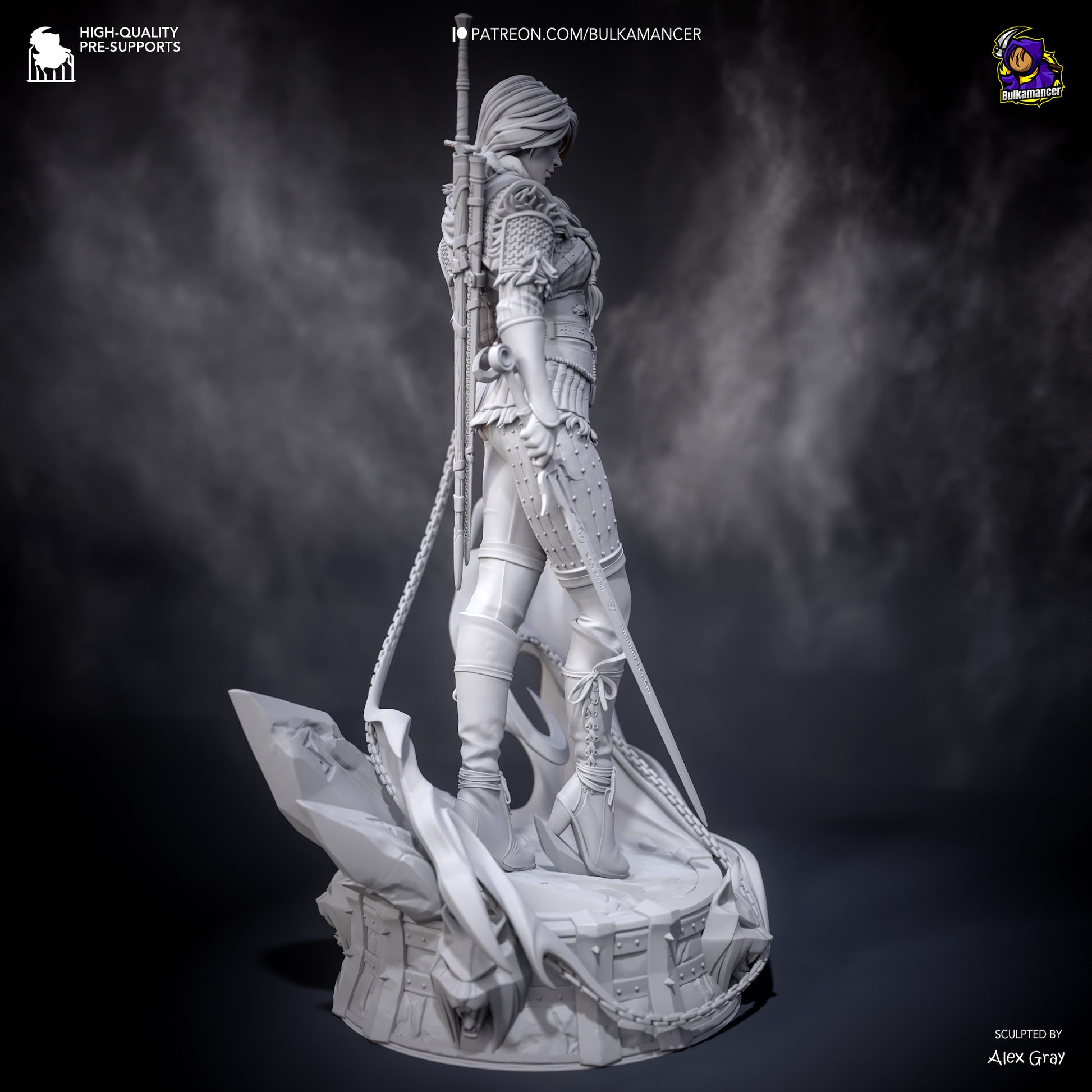 Child of Destiny Stylized | Resin Garage Kit Figure Game Fan Art | Bulkamancer Sculpts