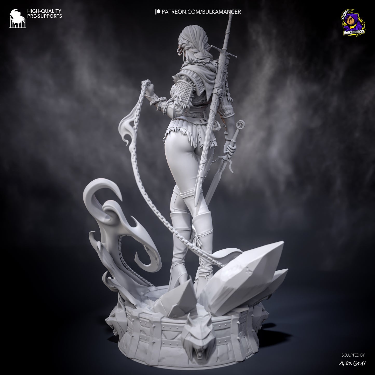 Child of Destiny Stylized | Resin Garage Kit Figure Game Fan Art | Bulkamancer Sculpts