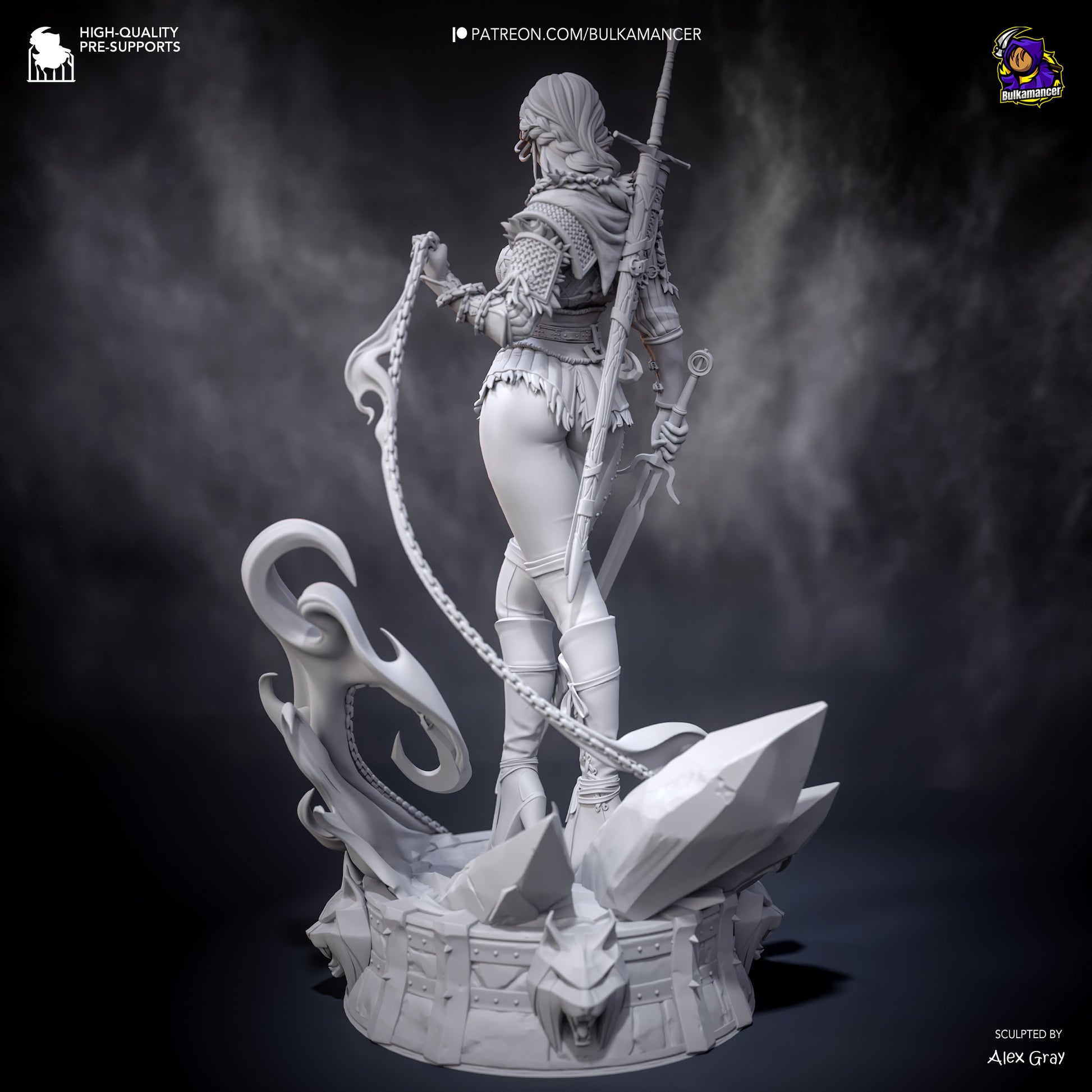 Child of Destiny Stylized | Resin Garage Kit Figure Game Fan Art | Bulkamancer Sculpts