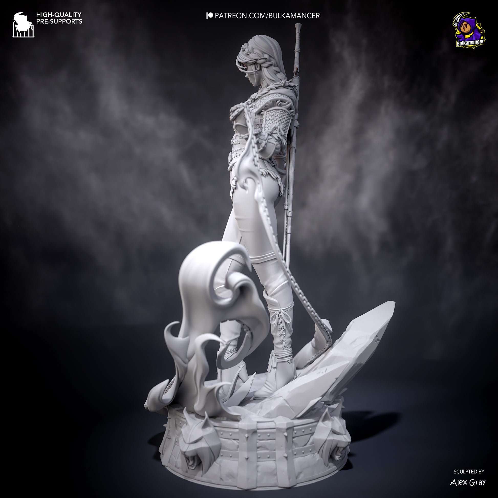 Child of Destiny Stylized | Resin Garage Kit Figure Game Fan Art | Bulkamancer Sculpts
