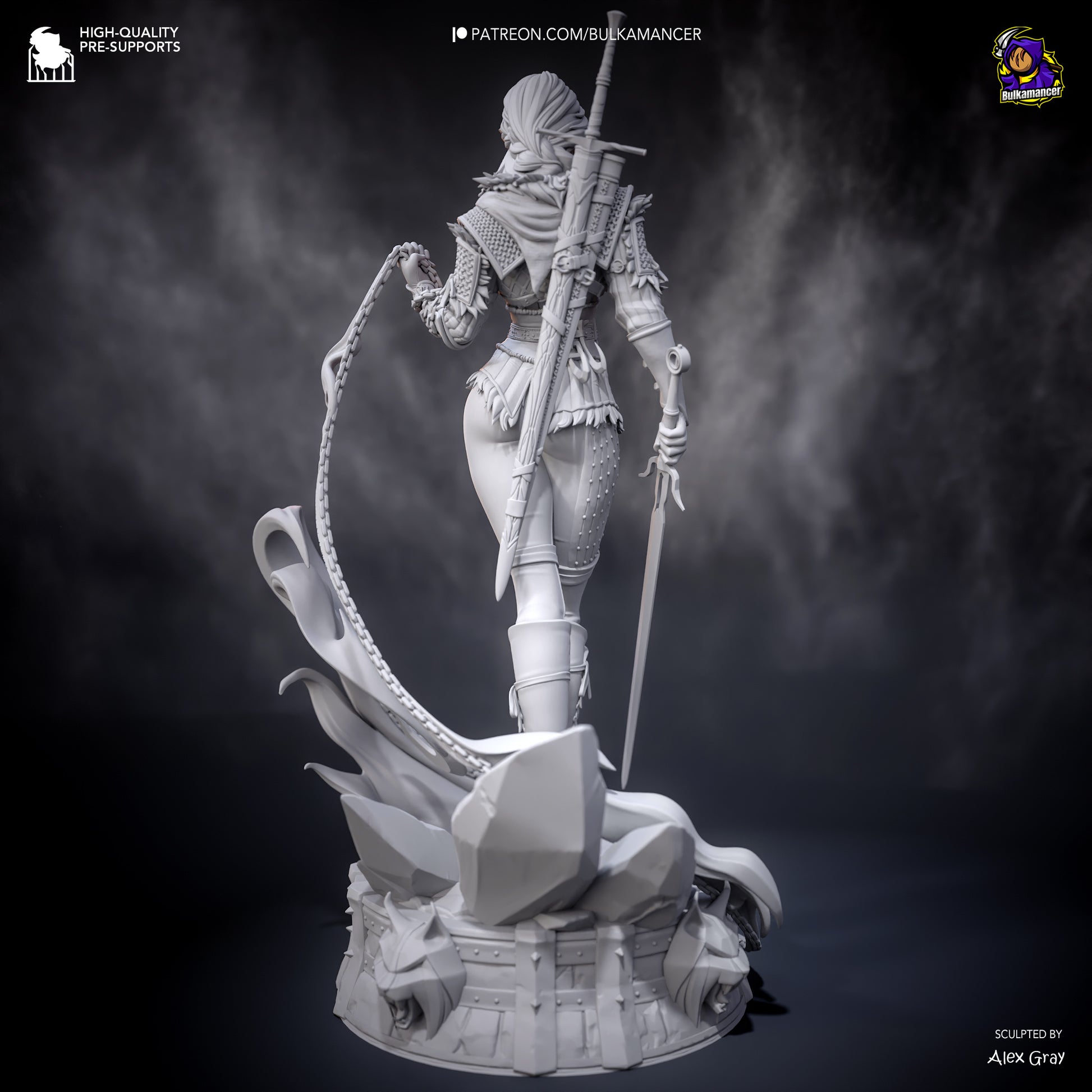 Child of Destiny Stylized | Resin Garage Kit Figure Game Fan Art | Bulkamancer Sculpts